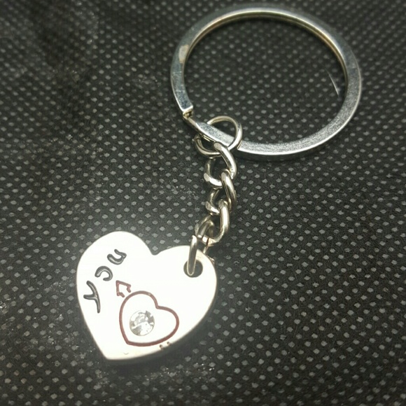 SALE Couples Keyring Heart Miss You NEW - Picture 4 of 4